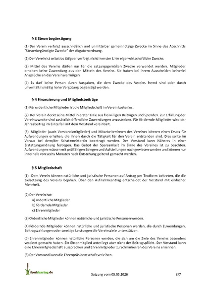 Datei:Satzung foodsharing eV Bundesweit Sitz Koeln.pdf